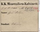 Etiketten zu Silber Gediegen (NHMW-MIN-Aq570)